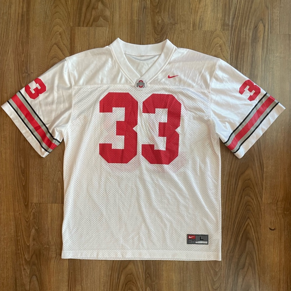 Nike Ohio State Buckeyes Away Jersey #33 Large